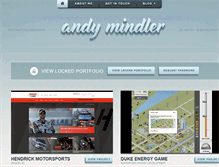 Tablet Screenshot of andymindler.com